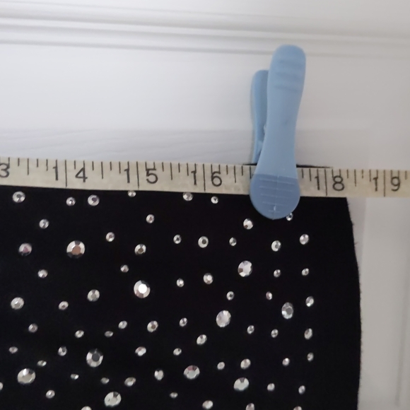 I.N.C. Holiday Top With Studs on Front - Picture 5 of 6